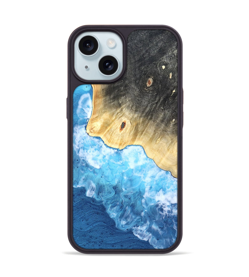 iPhone 15 Wood Phone Case - Tempie (Coastal, 822099)