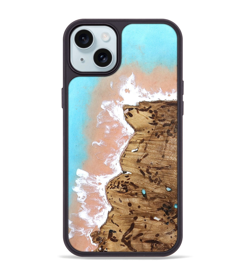 iPhone 15 Plus Wood Phone Case - Sherry (Coastal, 822102)
