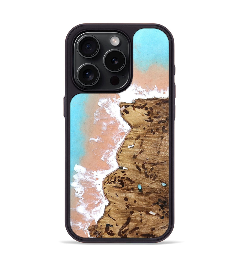 iPhone 15 Pro Wood Phone Case - Sherry (Coastal, 822102)