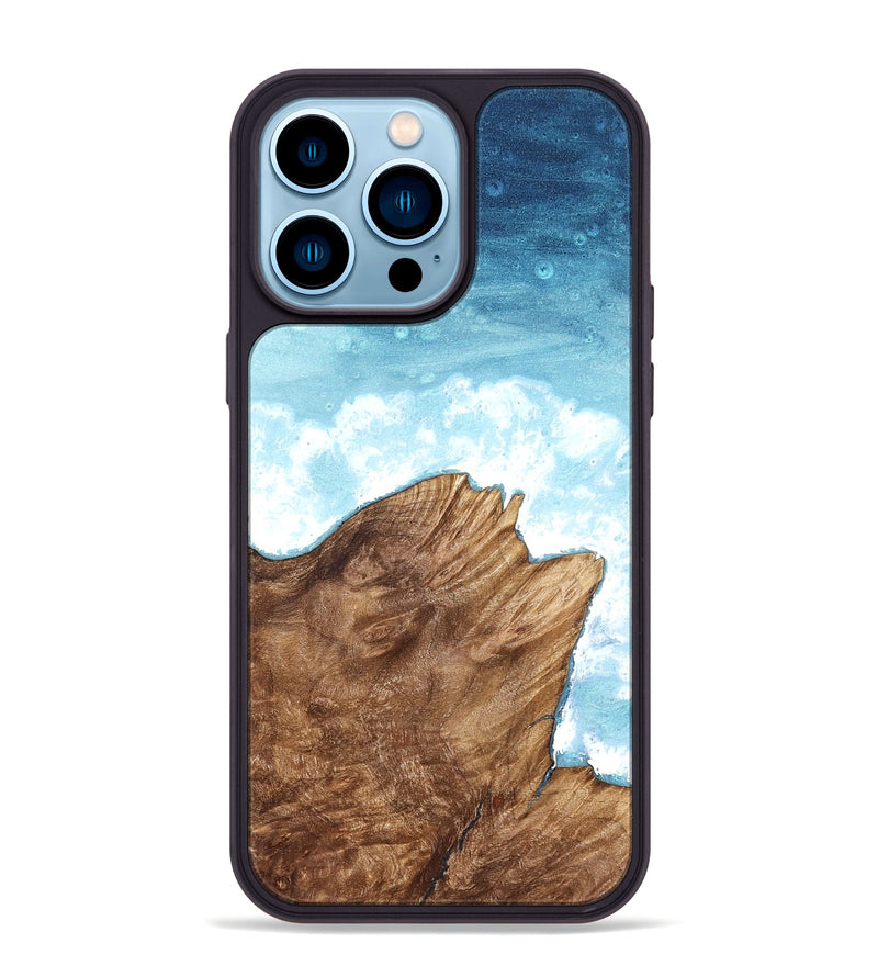 iPhone 14 Pro Max Wood Phone Case - Bettye (Coastal, 822103)