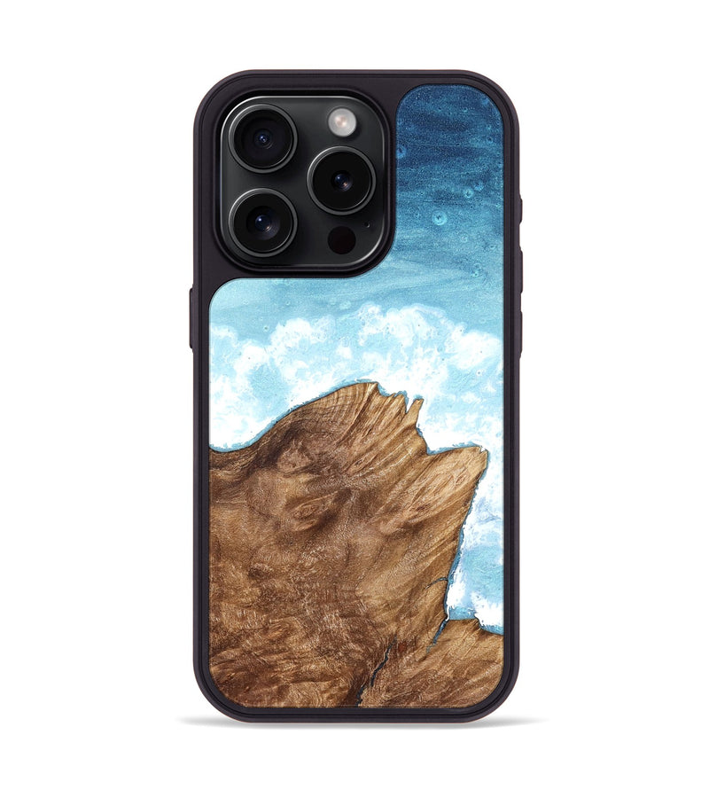 iPhone 15 Pro Wood Phone Case - Bettye (Coastal, 822103)