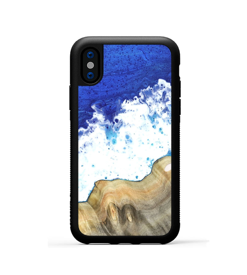 iPhone Xs Wood Phone Case - Alexys (Coastal, 822105)