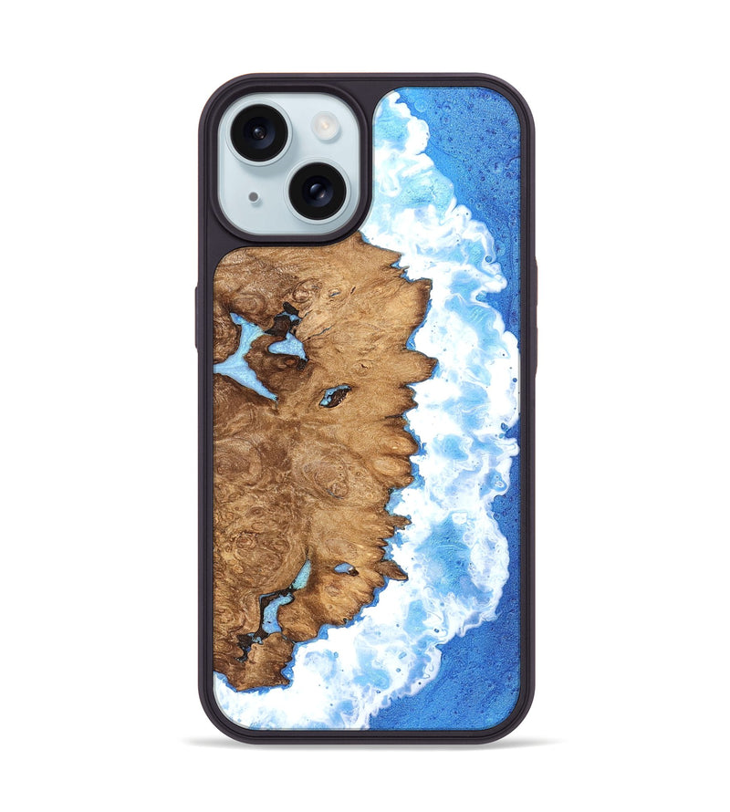 iPhone 15 Wood Phone Case - Alec (Coastal, 822106)