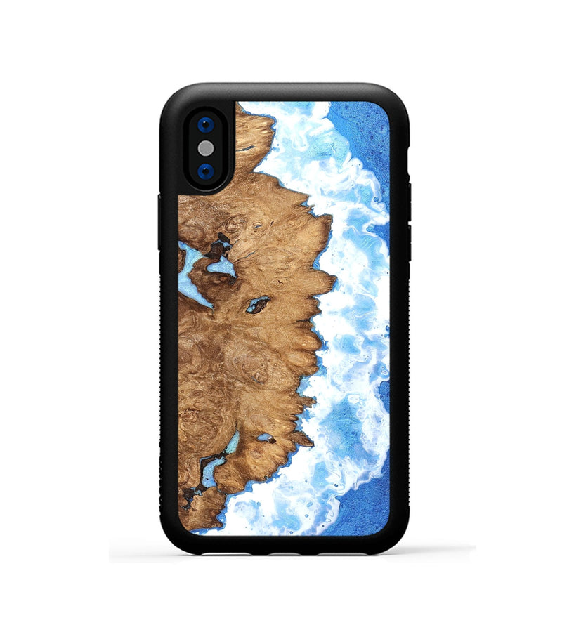 iPhone Xs Wood Phone Case - Alec (Coastal, 822106)