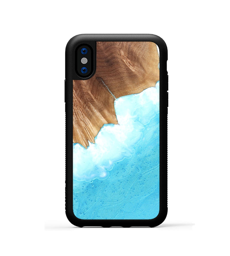 iPhone Xs Wood Phone Case - Nannie (Coastal, 822107)