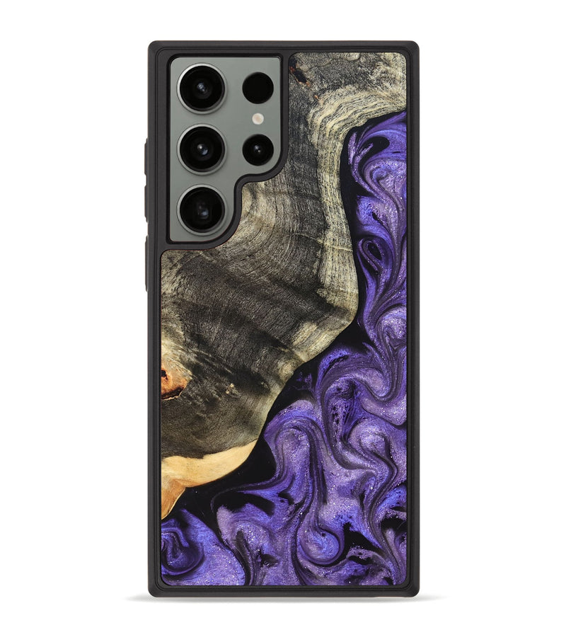 Galaxy S23 Ultra Wood Phone Case - Bentley (Purple, 822109)
