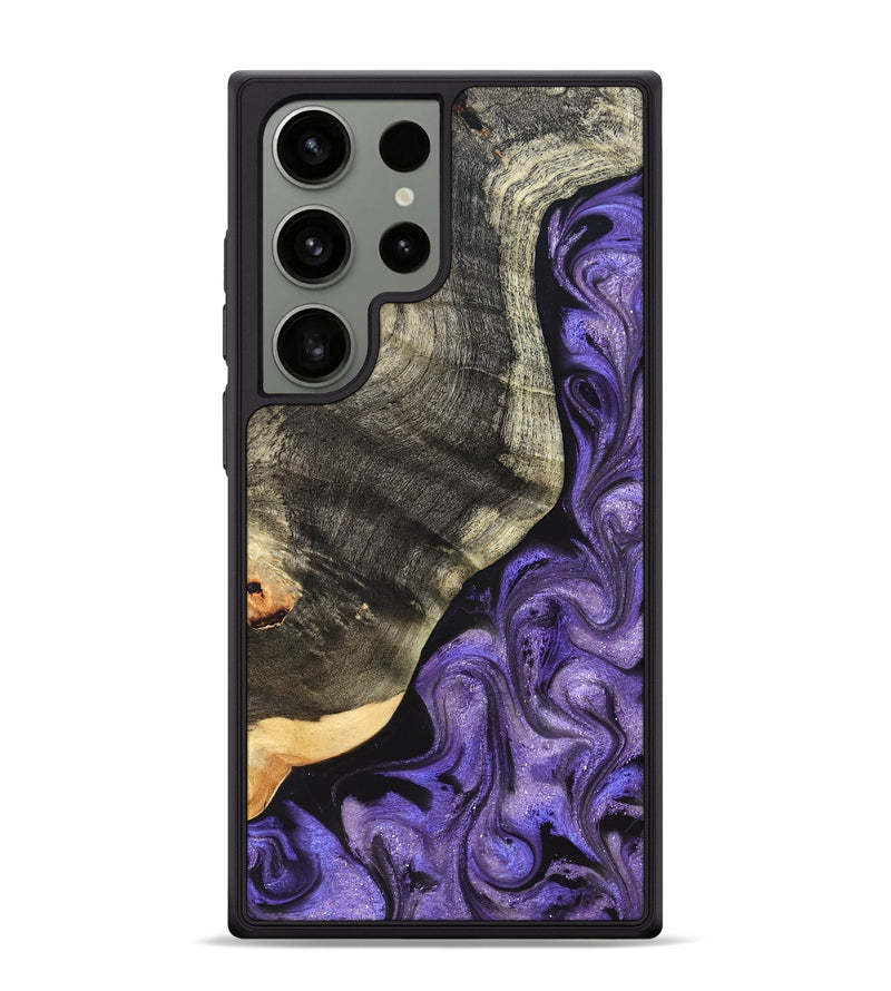 Galaxy S24 Ultra Wood Phone Case - Bentley (Purple, 822109)
