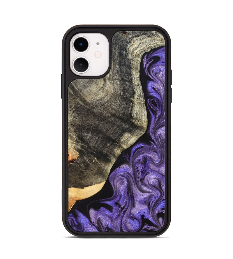 iPhone 11 Wood Phone Case - Bentley (Purple, 822109)
