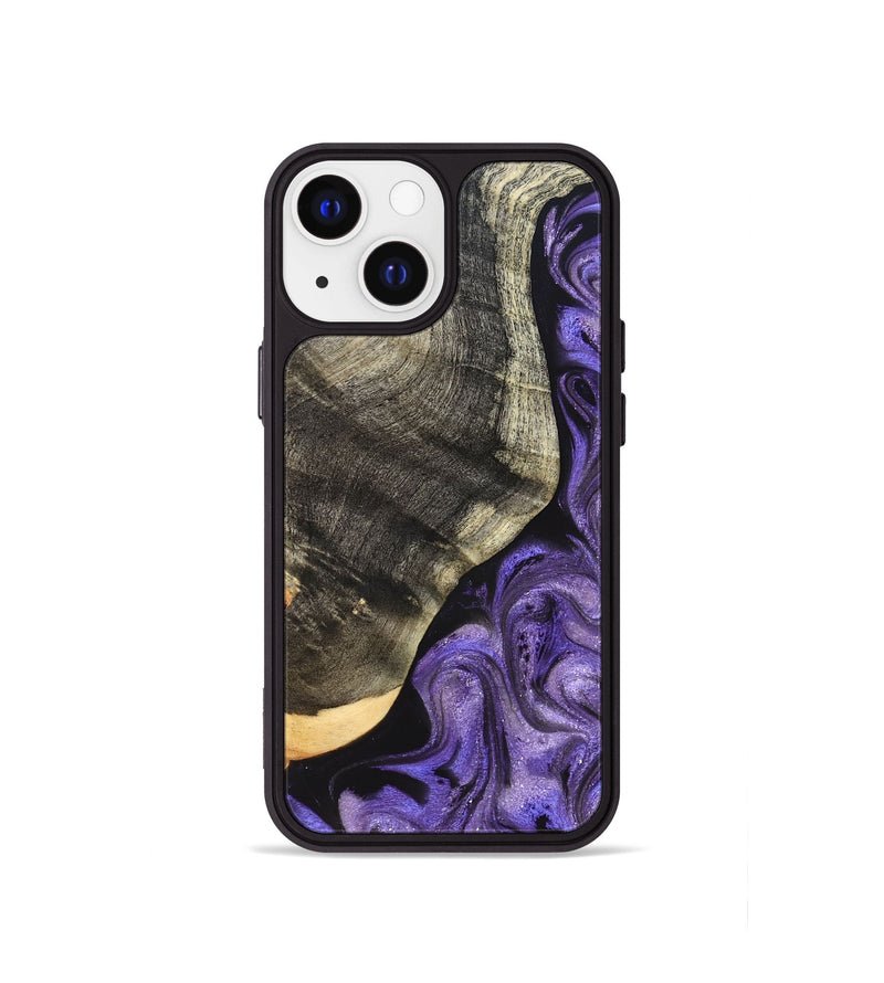 iPhone 13 mini Wood Phone Case - Bentley (Purple, 822109)