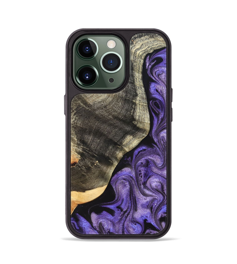 iPhone 13 Pro Wood Phone Case - Bentley (Purple, 822109)