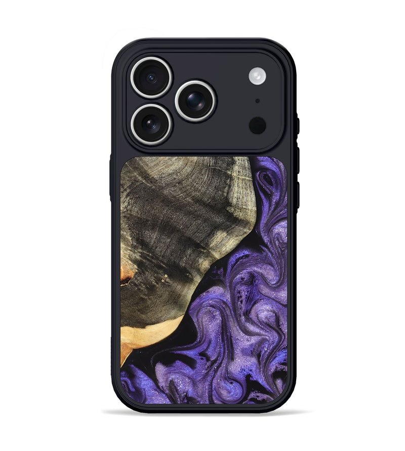 iPhone 17 Pro Wood Phone Case - Bentley (Purple, 822109)