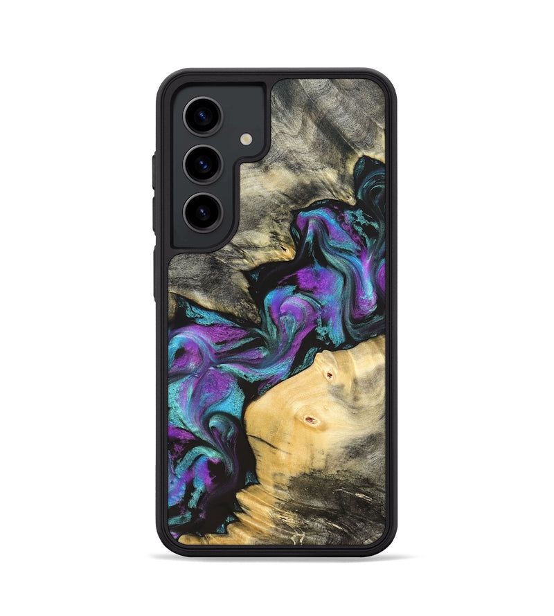 Galaxy S24 Wood Phone Case - Frankie (Purple, 822110)