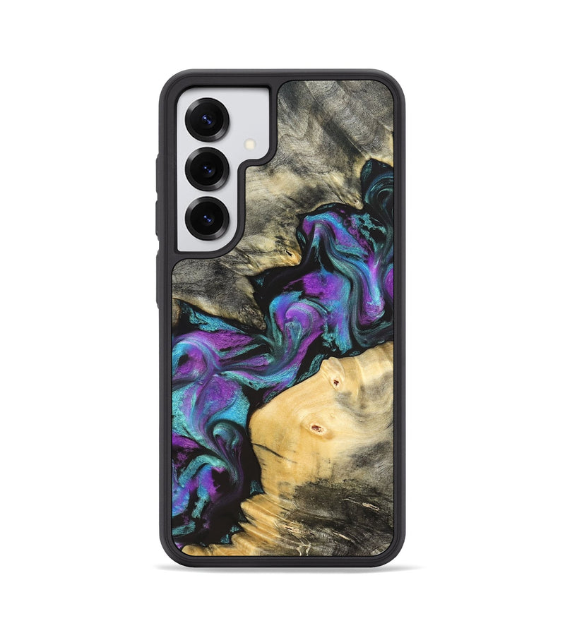 Galaxy S25 Wood Phone Case - Frankie (Purple, 822110)