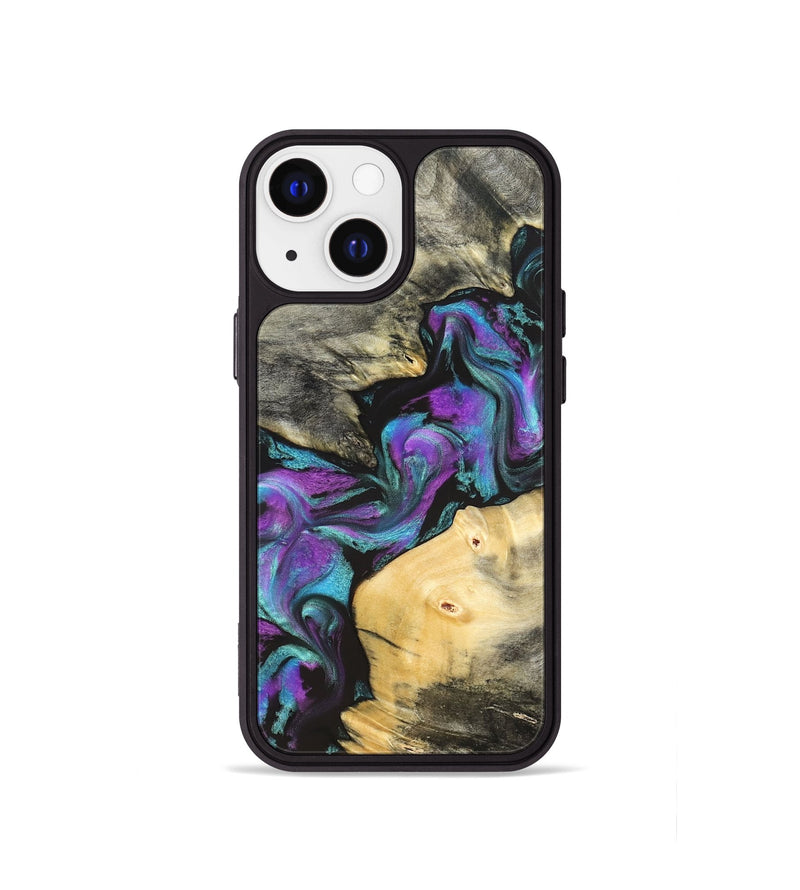 iPhone 13 mini Wood Phone Case - Frankie (Purple, 822110)