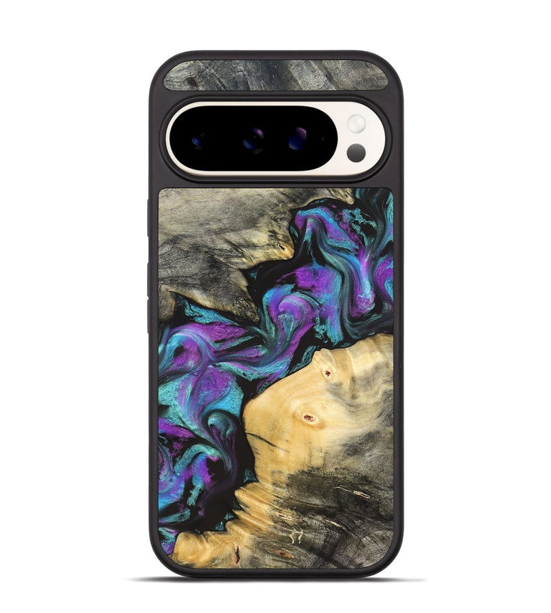 Pixel 9 Pro Wood Phone Case - Frankie (Purple, 822110)