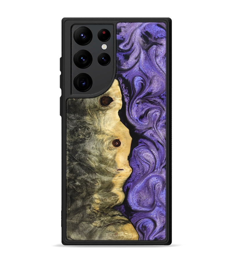 Galaxy S22 Ultra Wood Phone Case - Ashanti (Purple, 822111)