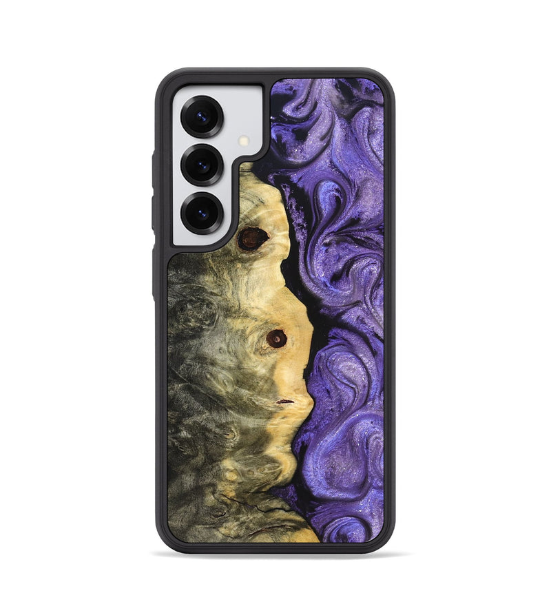 Galaxy S25 Wood Phone Case - Ashanti (Purple, 822111)