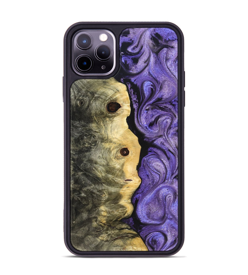 iPhone 11 Pro Max Wood Phone Case - Ashanti (Purple, 822111)