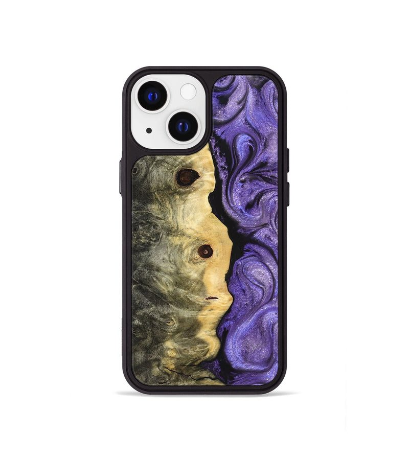 iPhone 13 mini Wood Phone Case - Ashanti (Purple, 822111)