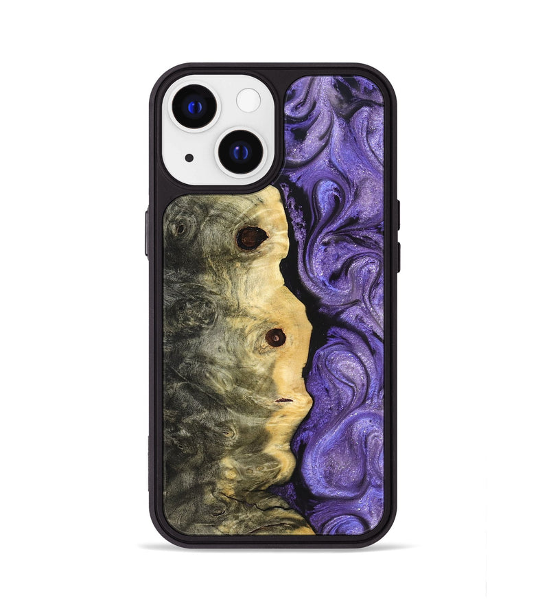iPhone 13 Wood Phone Case - Ashanti (Purple, 822111)