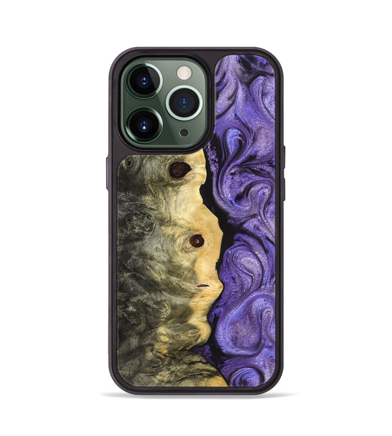 iPhone 13 Pro Wood Phone Case - Ashanti (Purple, 822111)