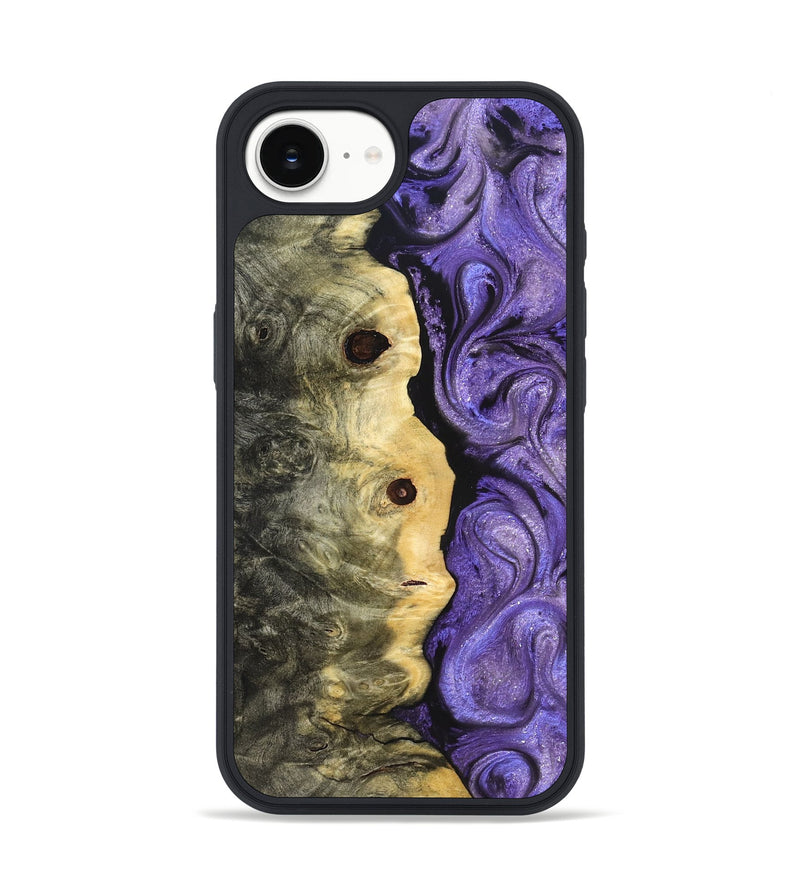 iPhone 16e Wood Phone Case - Ashanti (Purple, 822111)