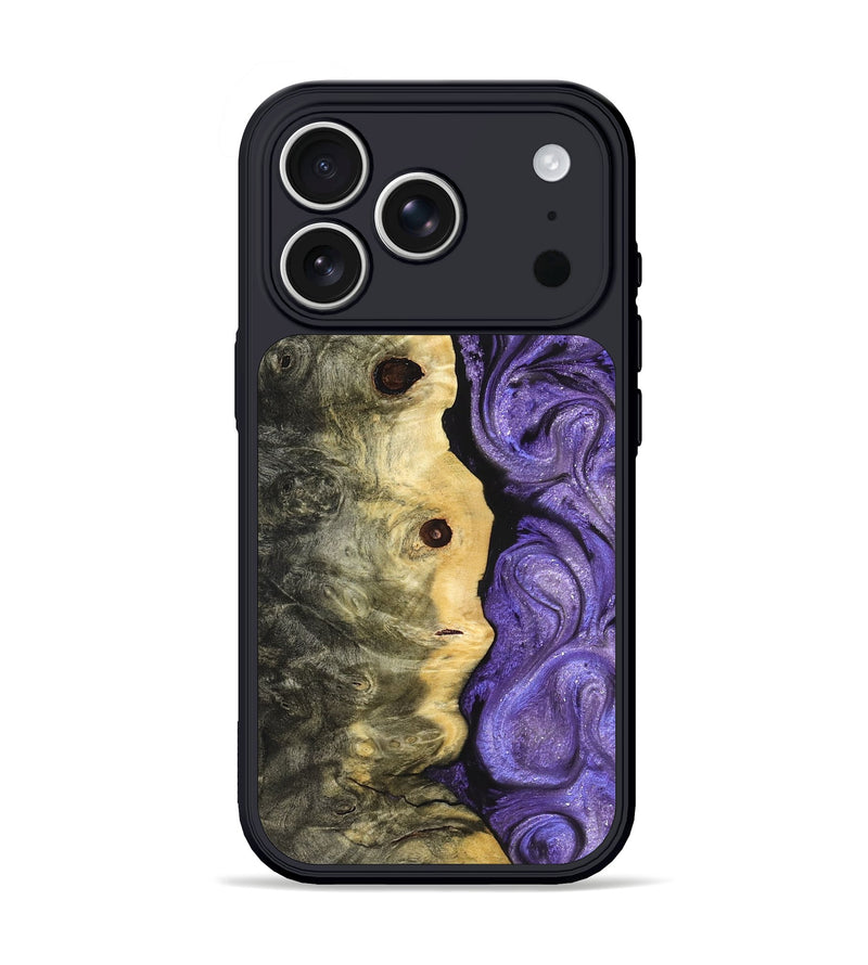 iPhone 17 Pro Wood Phone Case - Ashanti (Purple, 822111)
