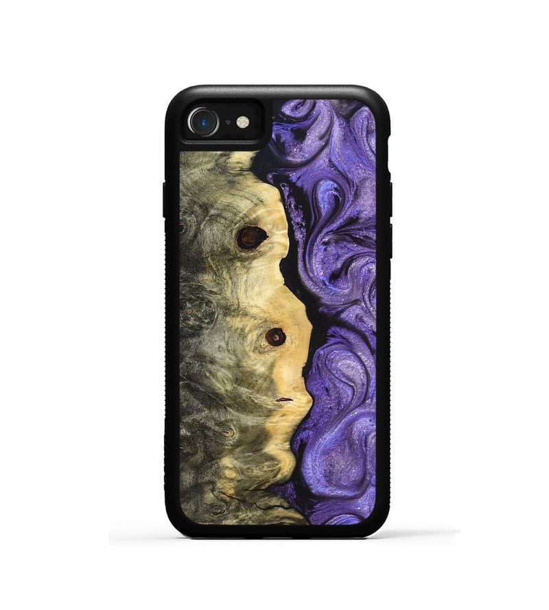 iPhone SE Wood Phone Case - Ashanti (Purple, 822111)