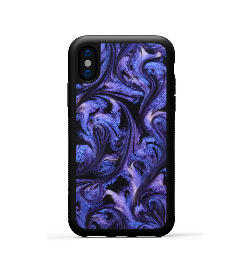 iPhone Xs ResinArt Phone Case - Boyd (Purple, 822112)