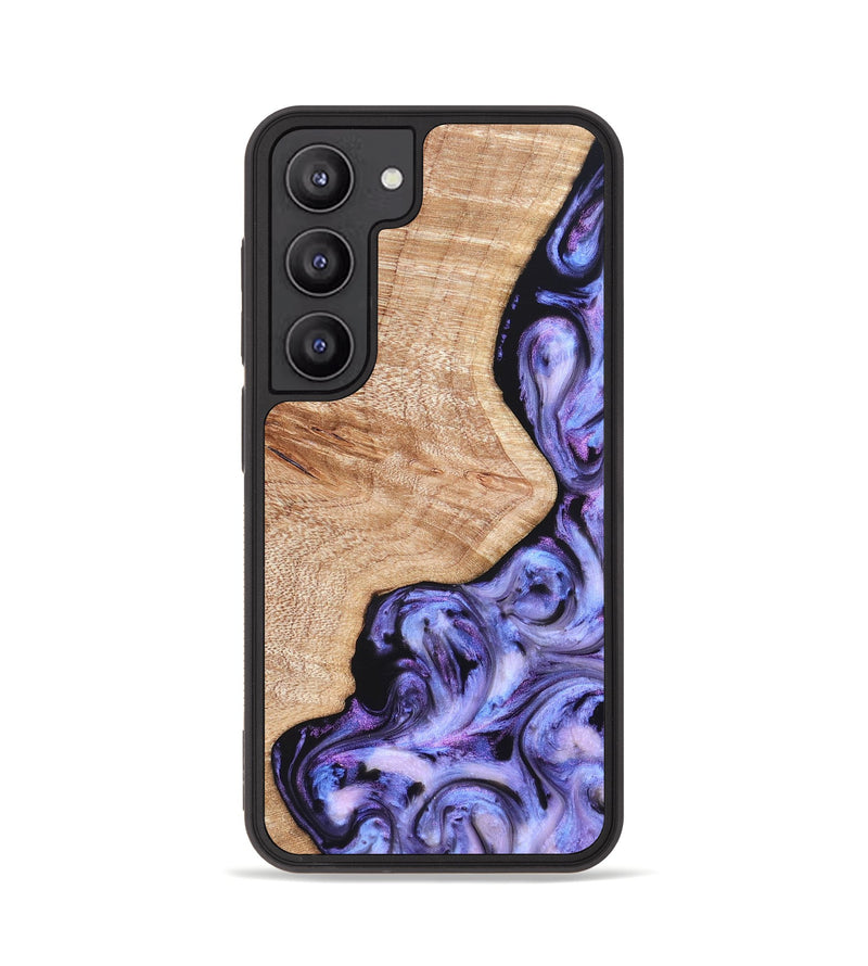 Galaxy S23 Wood Phone Case - Duke (Purple, 822113)