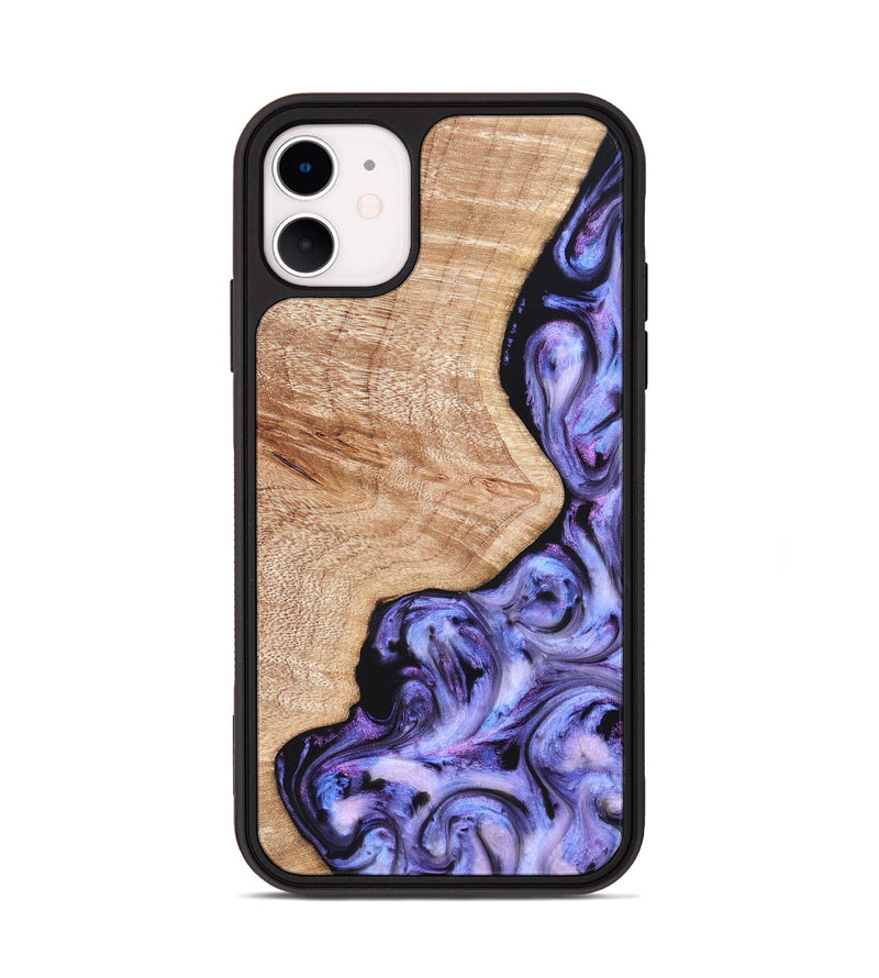 iPhone 11 Wood Phone Case - Duke (Purple, 822113)