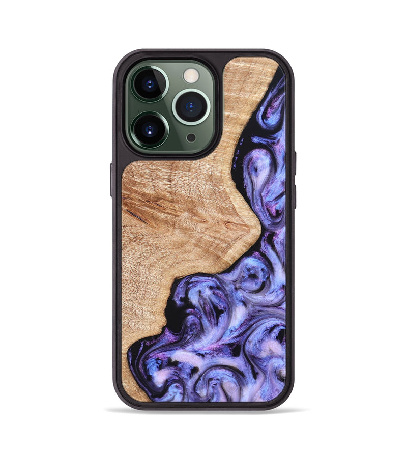 iPhone 13 Pro Wood Phone Case - Duke (Purple, 822113)