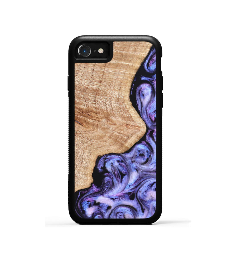 iPhone SE Wood Phone Case - Duke (Purple, 822113)