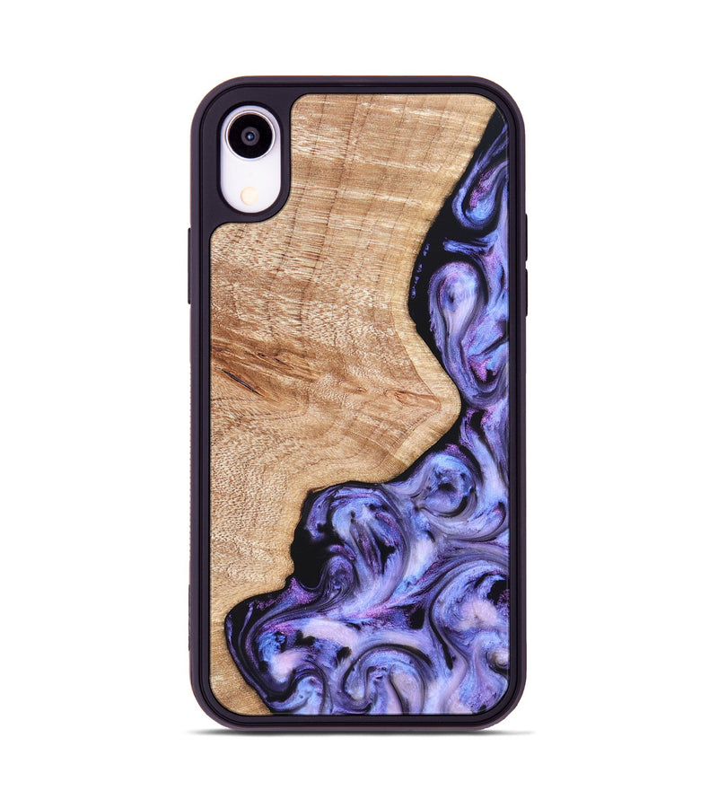 iPhone Xr Wood Phone Case - Duke (Purple, 822113)