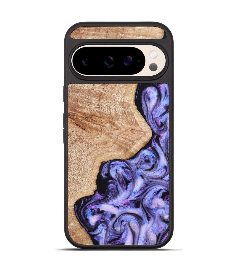 Pixel 10 Wood Phone Case - Duke (Purple, 822113)