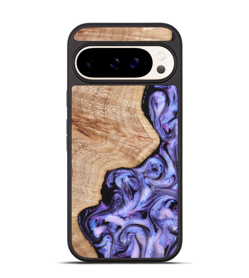Pixel 9 Pro Wood Phone Case - Duke (Purple, 822113)