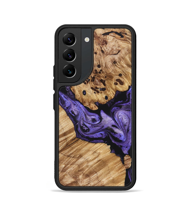 Galaxy S22 Wood Phone Case - Cheryle (Purple, 822114)