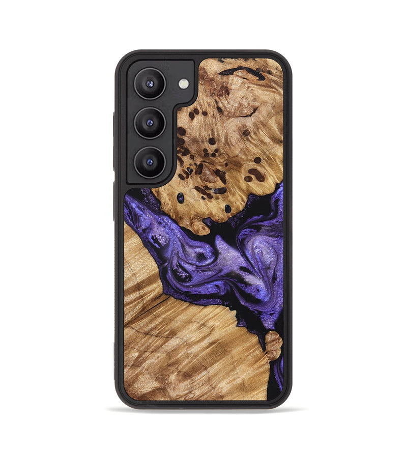 Galaxy S23 Wood Phone Case - Cheryle (Purple, 822114)
