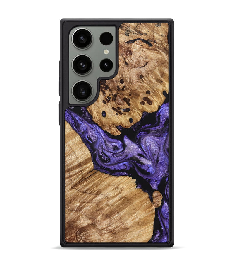 Galaxy S24 Ultra Wood Phone Case - Cheryle (Purple, 822114)