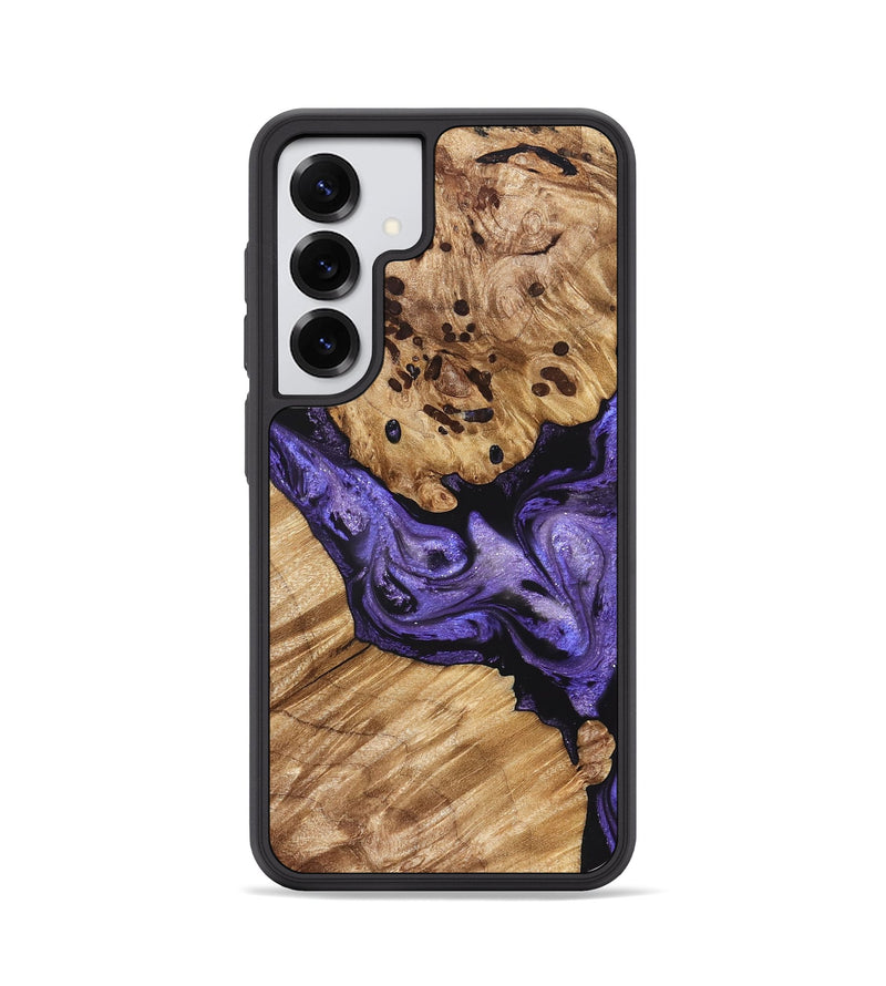 Galaxy S25 Wood Phone Case - Cheryle (Purple, 822114)