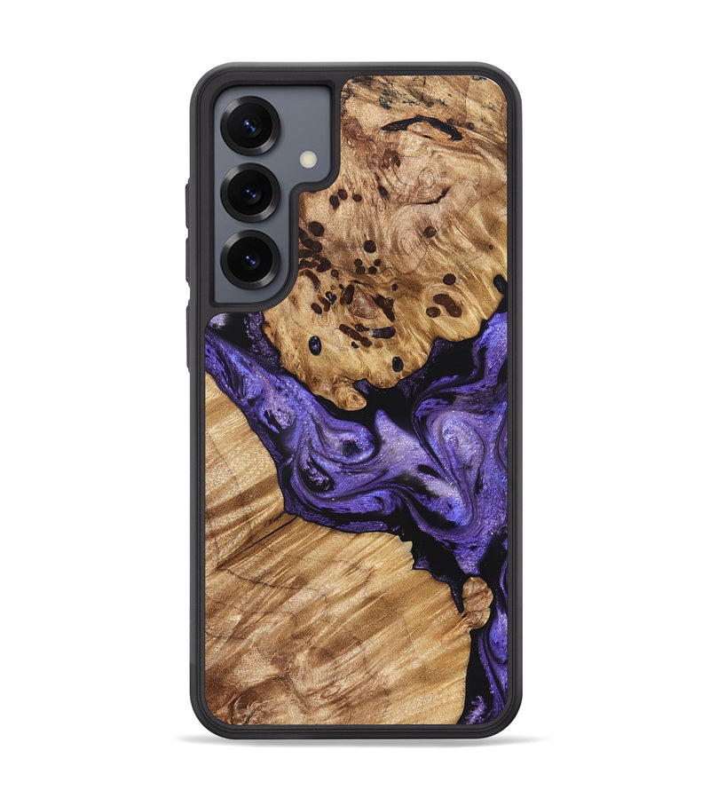 Galaxy S25 Plus Wood Phone Case - Cheryle (Purple, 822114)