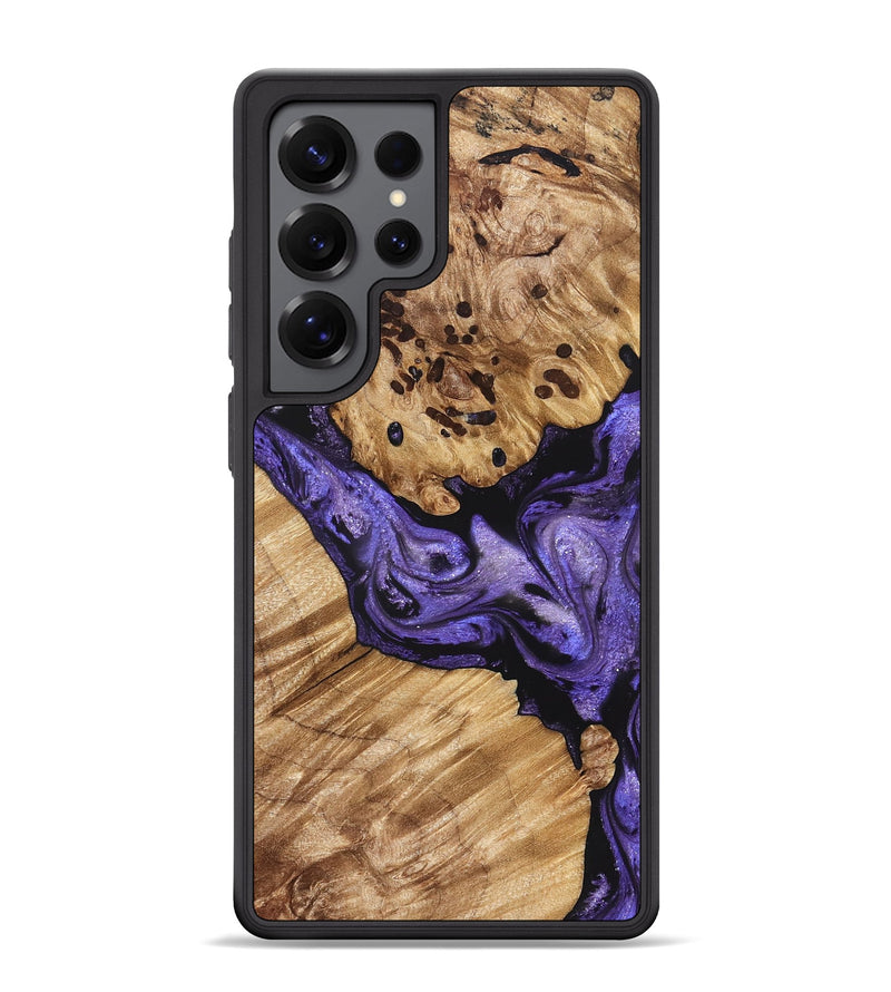 Galaxy S25 Ultra Wood Phone Case - Cheryle (Purple, 822114)