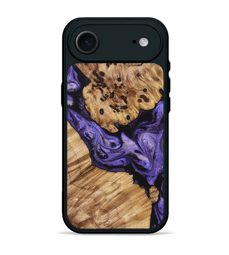 iPhone 17 Air Wood Phone Case - Cheryle (Purple, 822114)