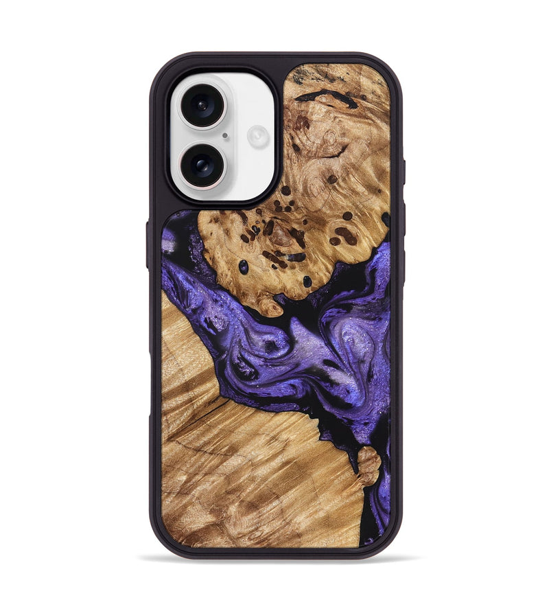 iPhone 17 Wood Phone Case - Cheryle (Purple, 822114)
