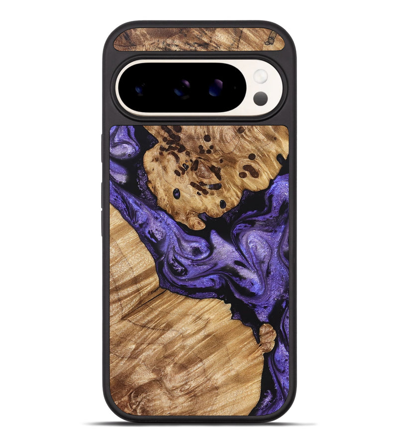 Pixel 9 Pro XL Wood Phone Case - Cheryle (Purple, 822114)