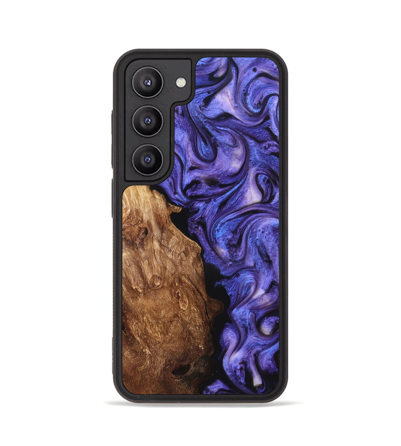 Galaxy S23 Wood Phone Case - Giana (Purple, 822115)