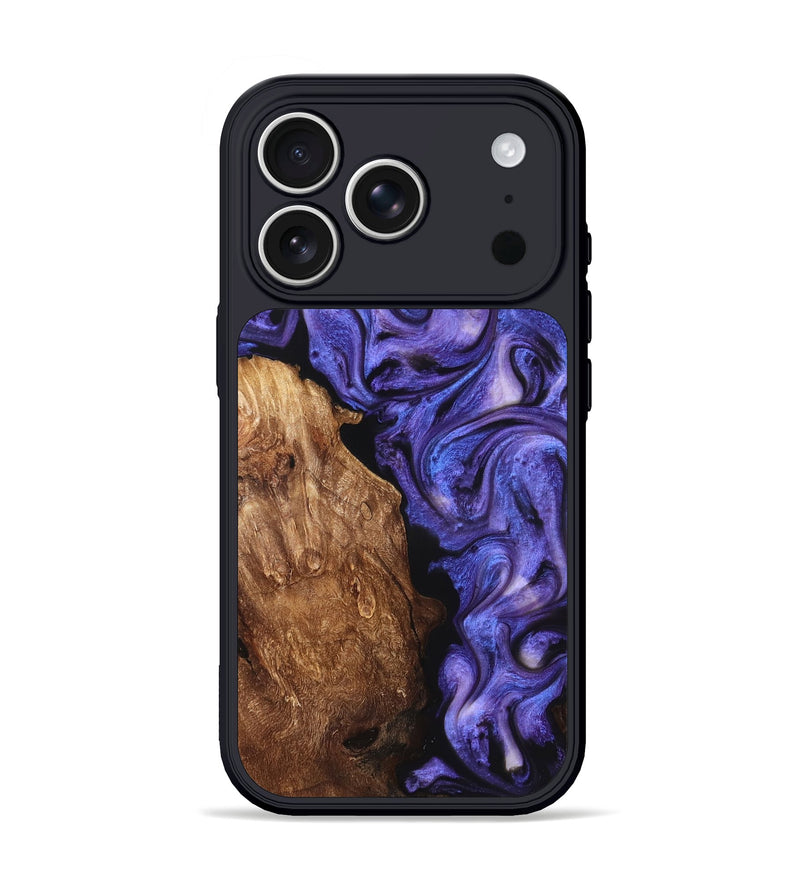 iPhone 17 Pro Wood Phone Case - Giana (Purple, 822115)