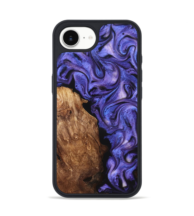 iPhone 17e Wood Phone Case - Giana (Purple, 822115)