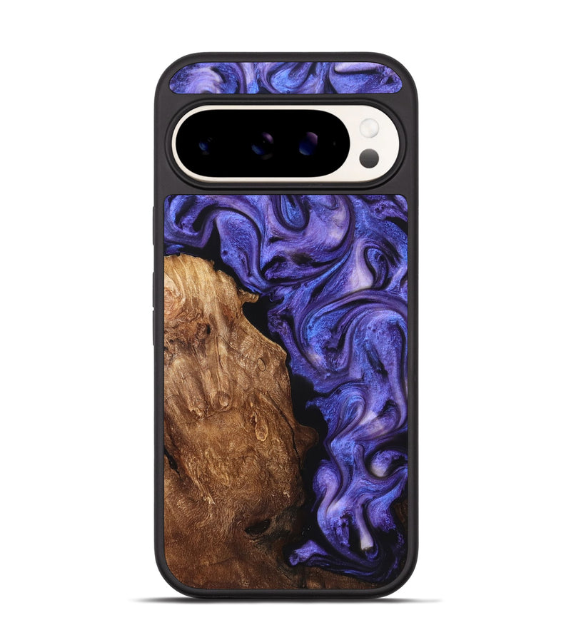 Pixel 9 Wood Phone Case - Giana (Purple, 822115)