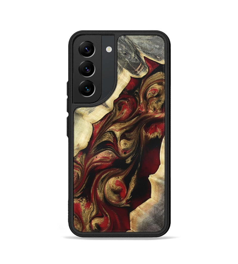 Galaxy S22 Wood Phone Case - Carrol (Red, 822116)